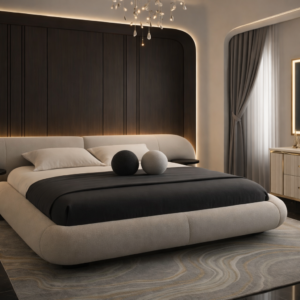 Curved Luxe Bed